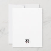 Aziatische Vrouw Collectie Notitiekaartje (Achterkant)