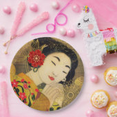 Aziatische vrouw Collectie Papieren Bordje (Feest)