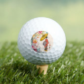 Aziatische vrouw golfbal golfballen (Insitu Shirt)