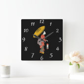 Aziatische vrouw klok (Huis)