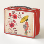 Aziatische vrouw Lunch Box (Voorkant)