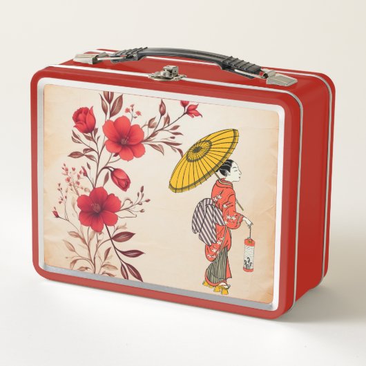 Aziatische vrouw Lunch Box (Voorkant)
