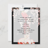 Aziatische vrouw met Cherry Blossom Night Kaart (Achterkant)