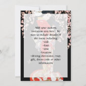 Aziatische vrouw met Cherry Blossom Night Kaart (Achterkant)