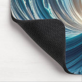 Aziatische vrouw met golfjurk muismat (Hoek)