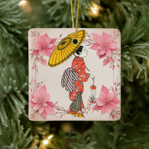 Aziatische vrouw Ornament