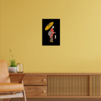 Aziatische vrouw Poster