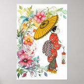 Aziatische vrouw Poster (Voorkant)