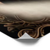 Aziatische vrouwen demon Lord | AI Art Poster (Hoek)