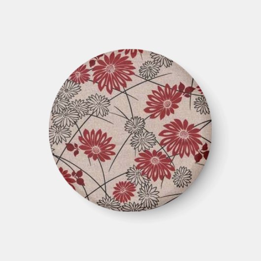 Aziatische wallpaper magneet (Voorkant)