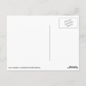 Aziatische wilde briefkaart (Achterkant)