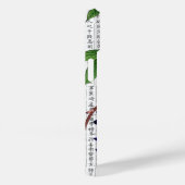 Aziatische Wisteria Wistaria op Kanji achtergrond Case-Mate iPhone Case (Achterkant / Rechts)