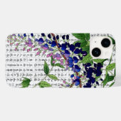 Aziatische Wisteria Wistaria op Kanji achtergrond Case-Mate iPhone Case (Achterkant (horizontaal))