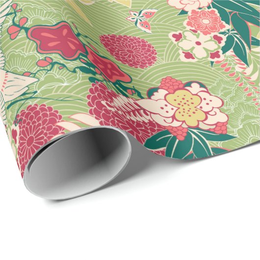 Aziatische zijde cadeaupapier (Rol Hoek)