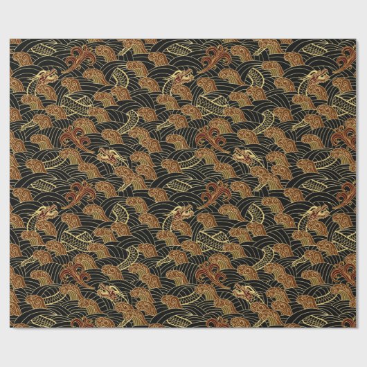 Aziatische zijde cadeaupapier (Vlak)