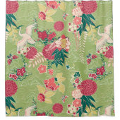 Aziatische zijde douchegordijn (Voorkant)