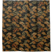 Aziatische zijde douchegordijn (Voorkant)