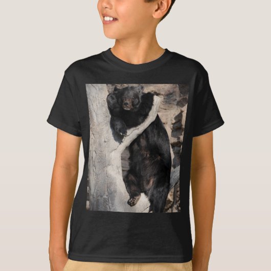 Aziatische zwarte Beer T-shirt (Voorkant)