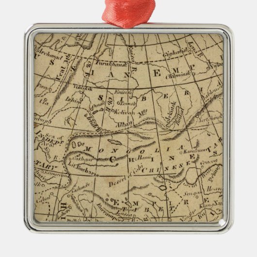Azië 10 metalen ornament (Voorkant)
