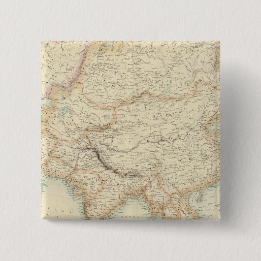 Azië 10 vierkante button 5,1 cm (Voorkant)