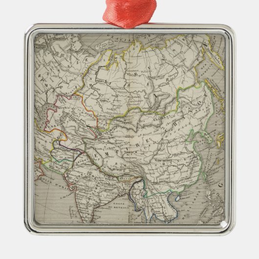 Azië 11 metalen ornament (Voorkant)