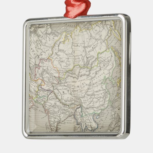 Azië 11 metalen ornament (Links)