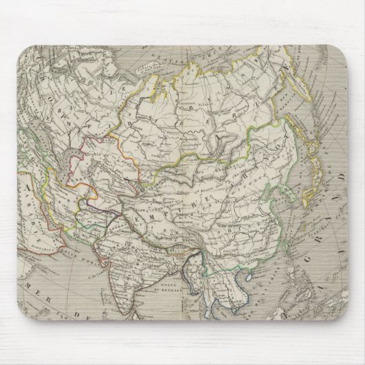 Azië 11 muismat (Voorkant)