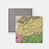 Azië 12 magneet (Voorkant / Achterkant)