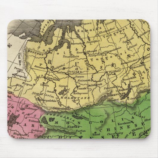 Azië 12 muismat (Voorkant)