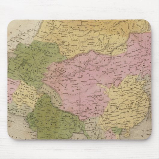 Azië 12 muismat (Voorkant)