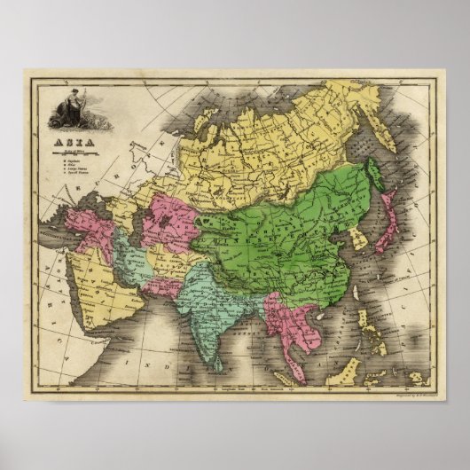 Azië 12 poster (Voorkant)