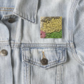 Azië 12 vierkante button 5,1 cm (In situ)