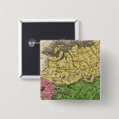 Azië 12 vierkante button 5,1 cm (Voorkant /achterkant)