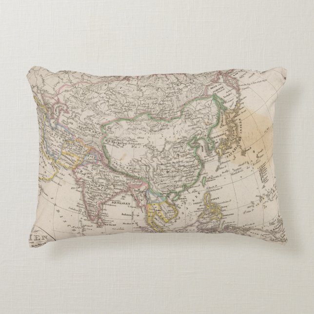 Azië 13 decoratief kussen (Voorkant)