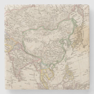 Azië 13 stenen onderzetter