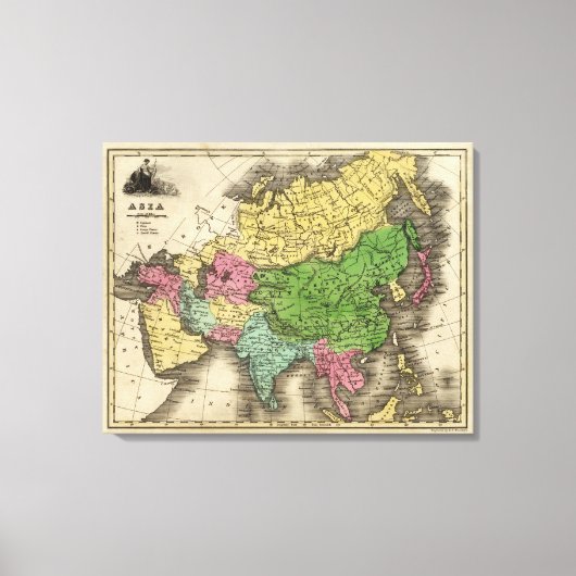 Azië 15 canvas afdruk (Voorkant)