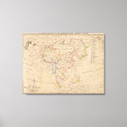 Azië 15 canvas afdruk (Voorkant)