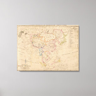 Azië 15 canvas afdruk