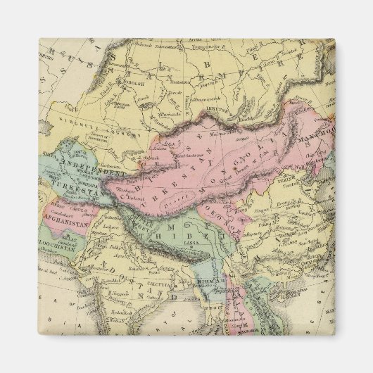 Azië 15 magneet (Voorkant)