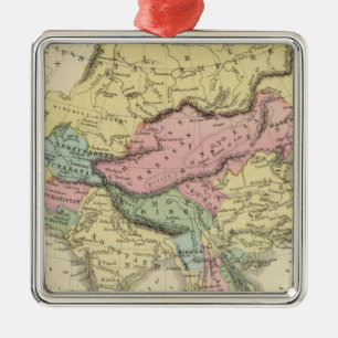 Azië 15 metalen ornament