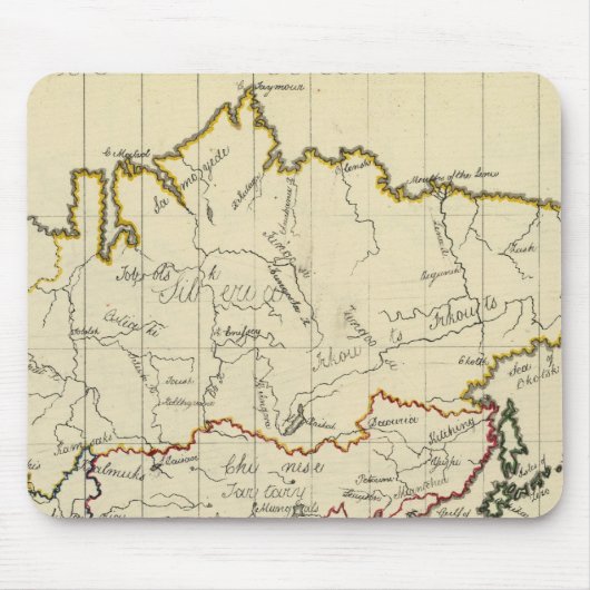 Azië 15 muismat (Voorkant)