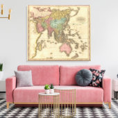 Azië 16 canvas afdruk (Insitu (Woonkamer))
