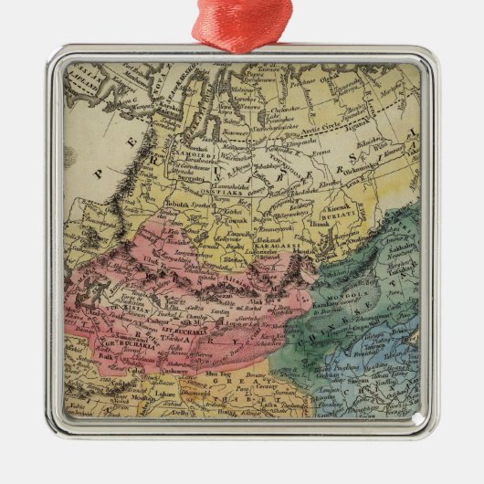 Azië 16 metalen ornament (Voorkant)