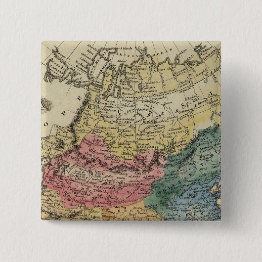 Azië 16 vierkante button 5,1 cm (Voorkant)