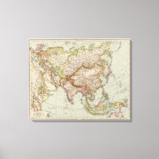 Azië 17 canvas afdruk (Voorkant)