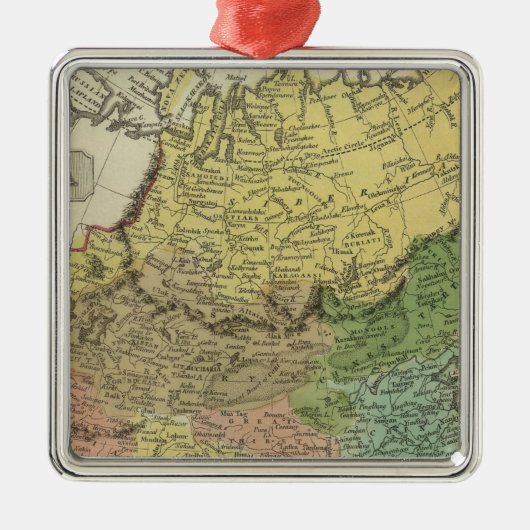 Azië 17 metalen ornament (Voorkant)