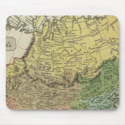 Azië 17 muismat (Voorkant)