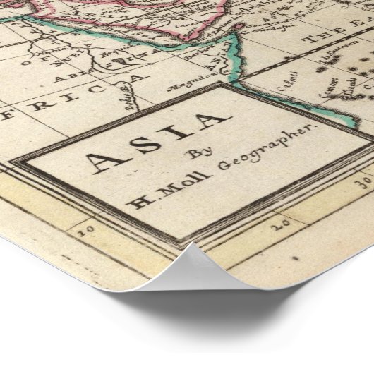 Azië 17 poster (Hoek)