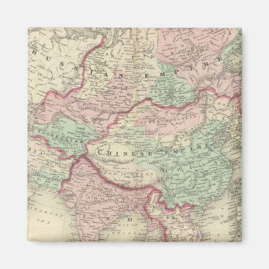 Azië 19 magneet (Voorkant)