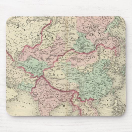 Azië 19 muismat (Voorkant)